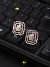 Rose Gold plated Square Studs