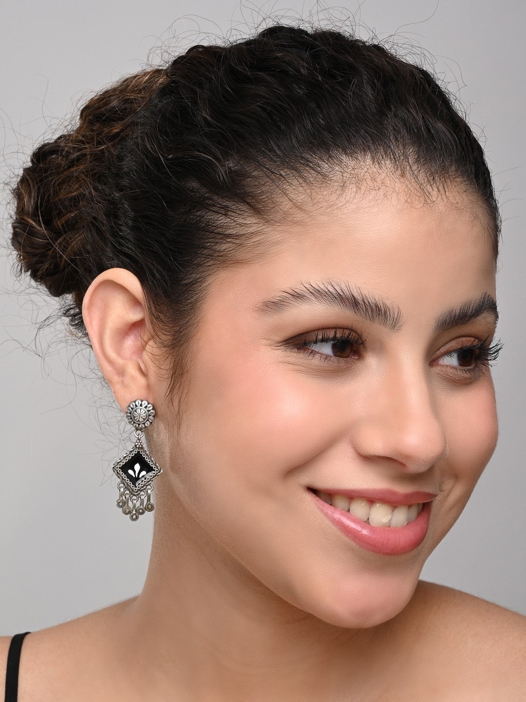 handpainted drop earring