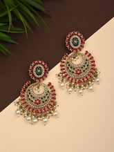 Circular Contemporary Chandbali - Multi