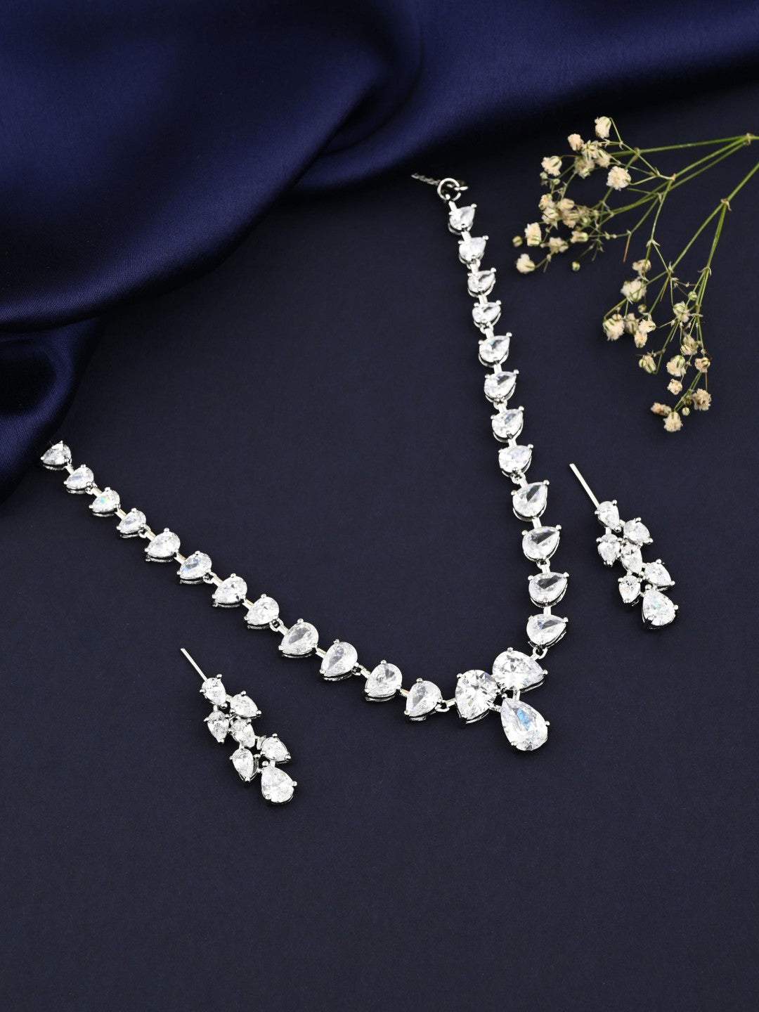 Celeste Crystal Necklace & Earring Set