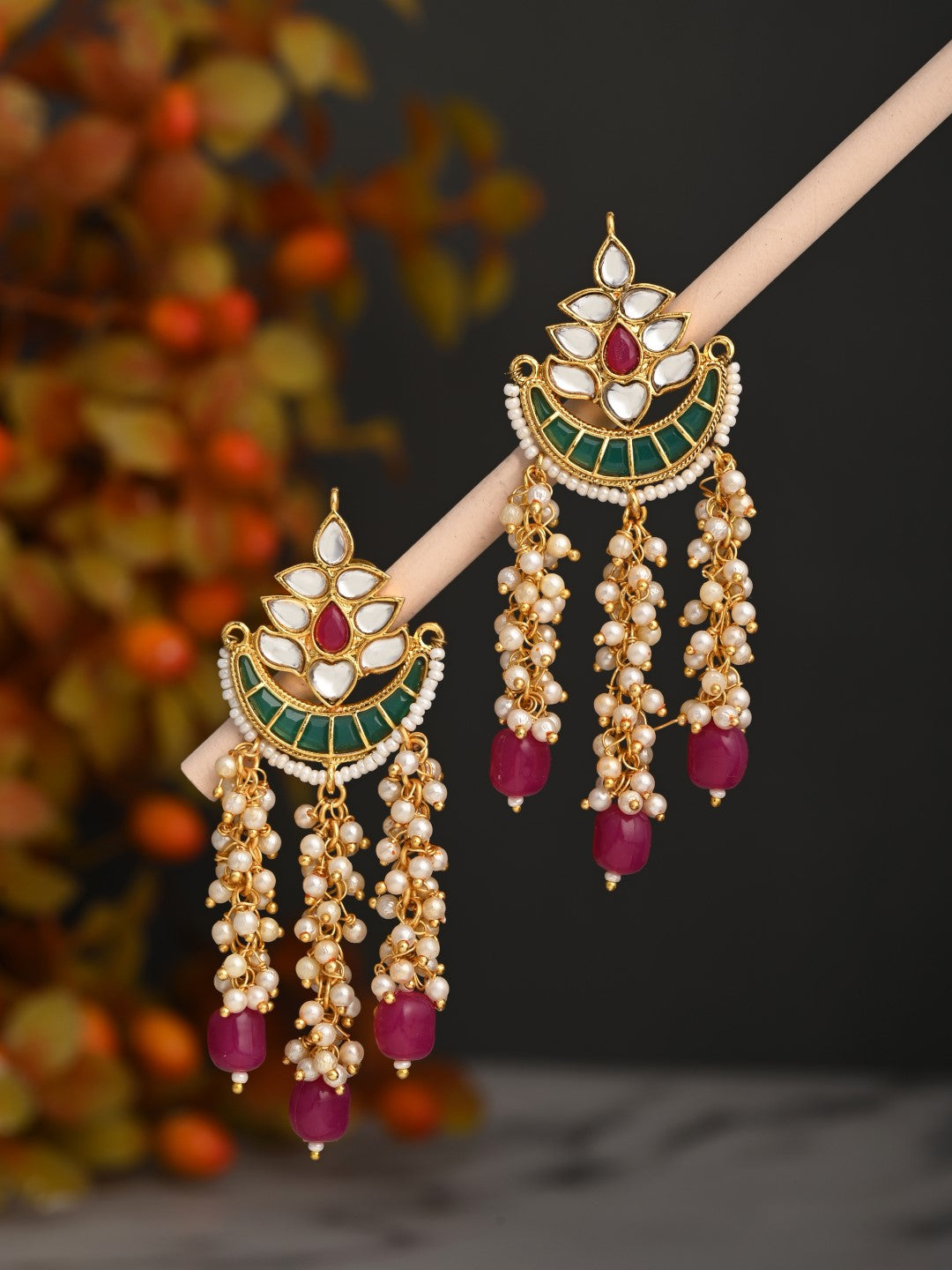 Temple chandbali Earring