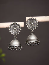 Silver Oxidised Jhumka