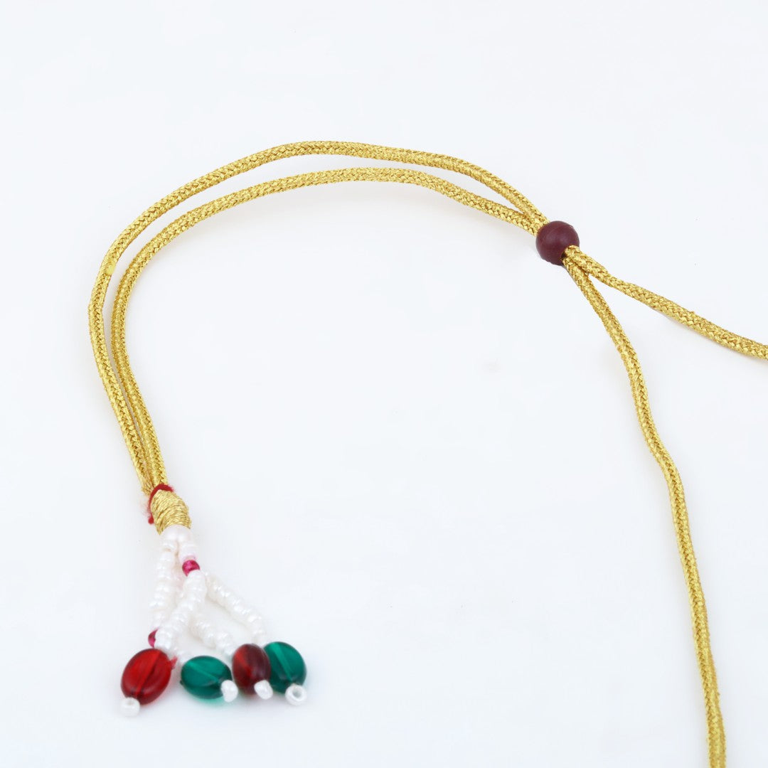 Multicolour Elegance Gold-Tone Necklace & Earrings Set
