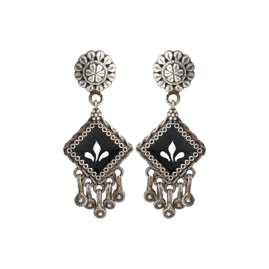 handpainted drop earring