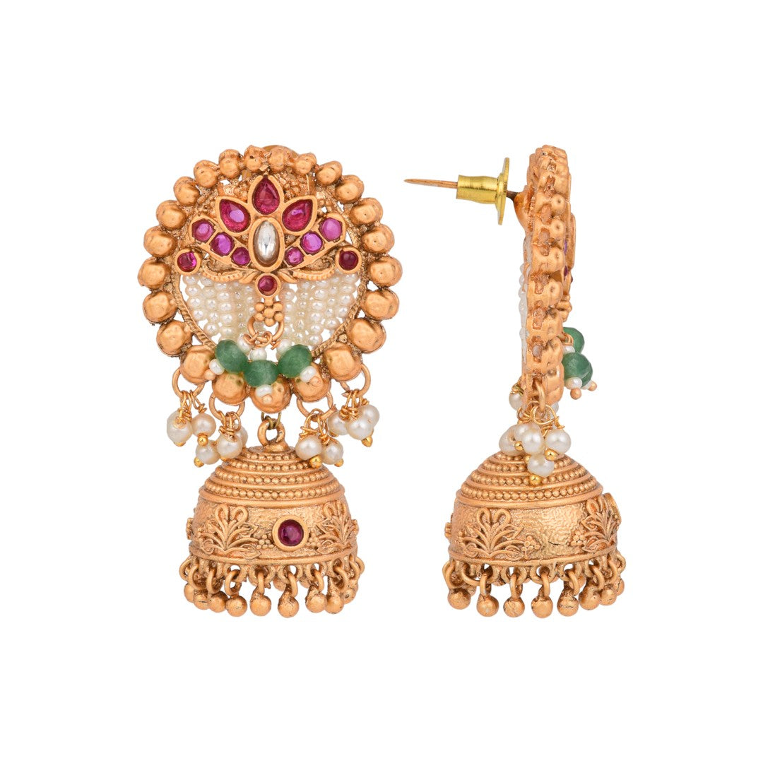 Temple jhumka Earring