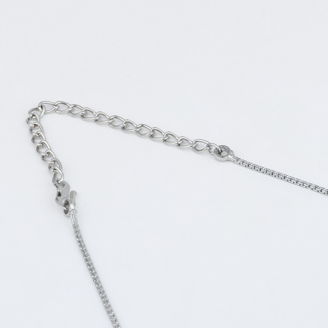 Silver-Tone Emerald Green Teardrop Necklace Set