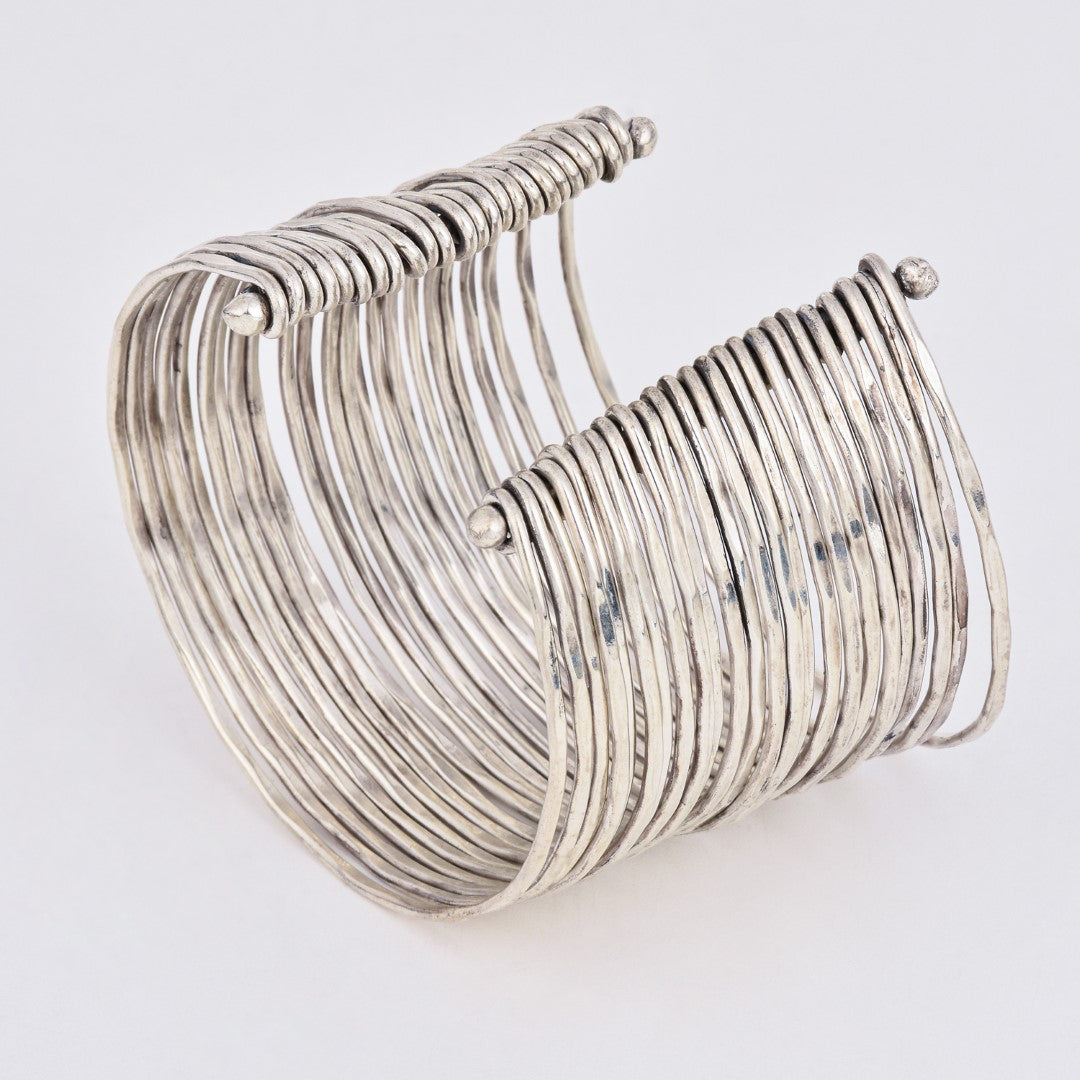 Adjustable Brass Bangle Cuff