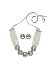 Gold plated Green Necklace set