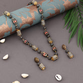 Handcrafted Metallic beads Necklace