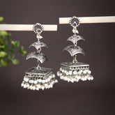 Three-Tier Square-Shaped Jhumka