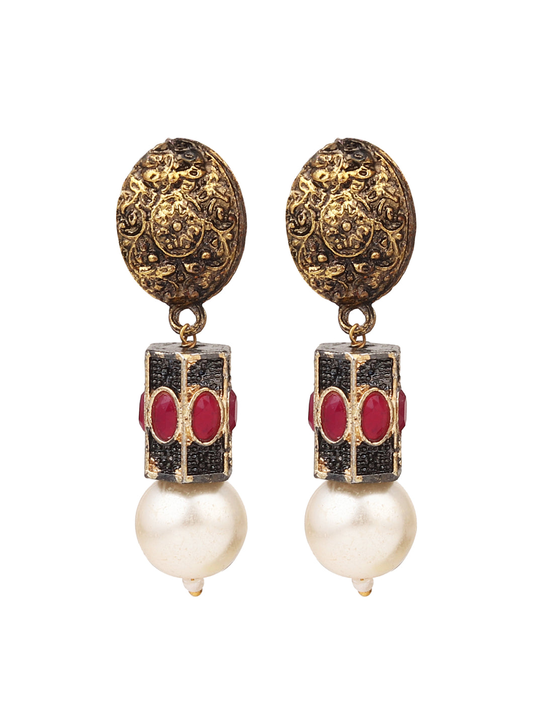 Handcrafted Metallic beads Necklace