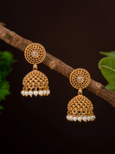 Gold plated Temple Style Jhumka