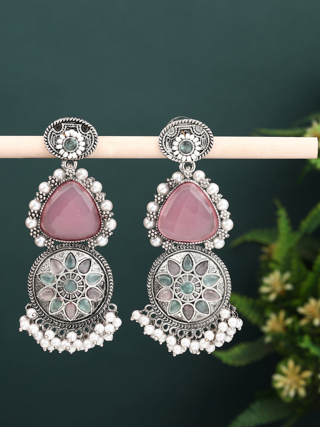 Long drop earring