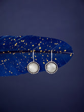 Contemporary Drop Earring White