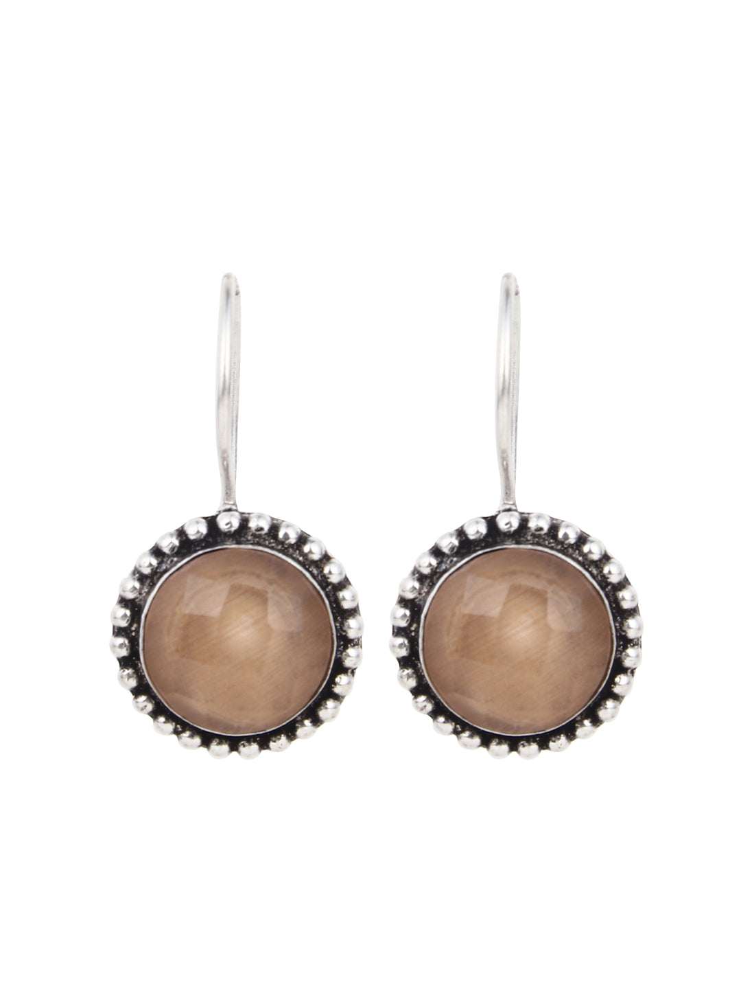 Contemporary Drop Earring Rust