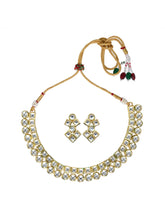 Gold plated Kundan choker set
