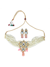 Gold plated Kundan choker set