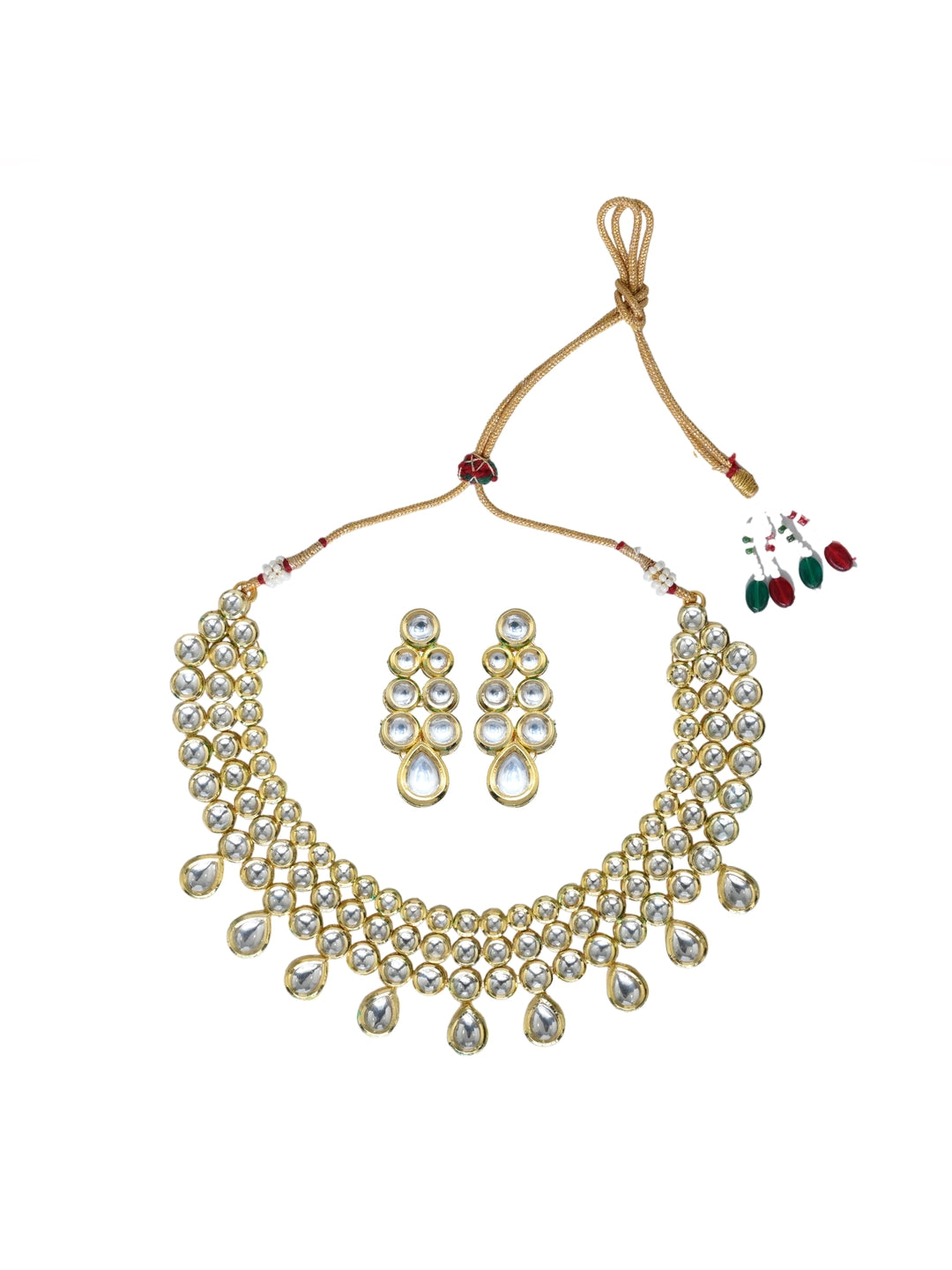 Gold plated Kundan Jewellery set