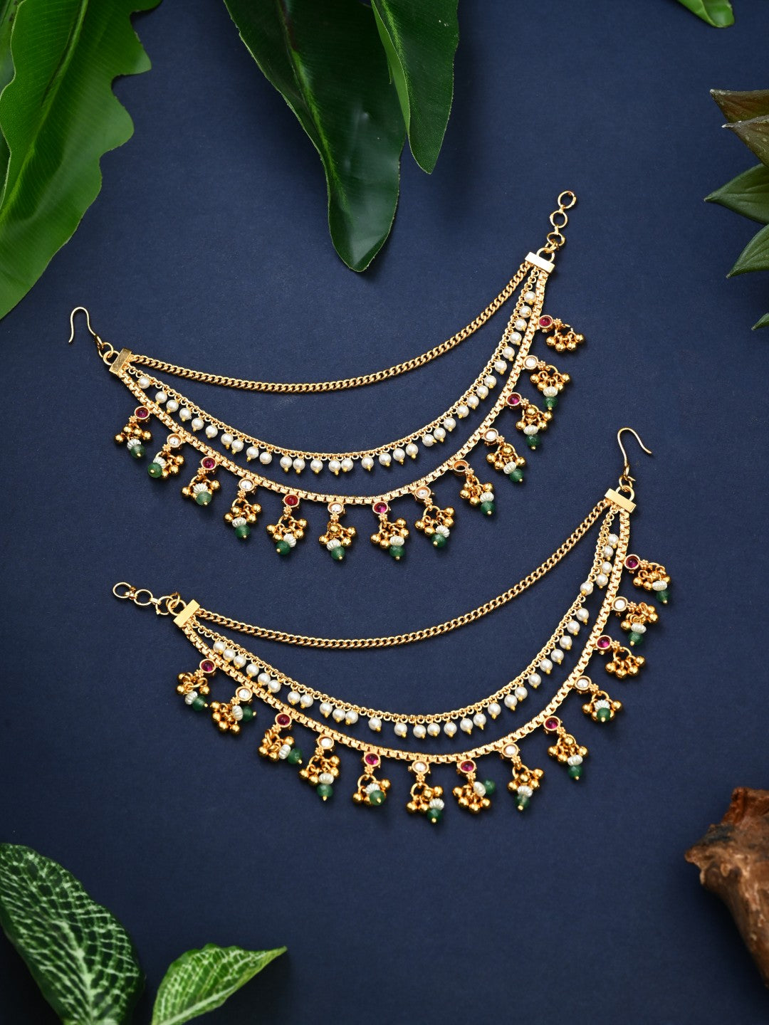 Opulent Multistrand Earchains