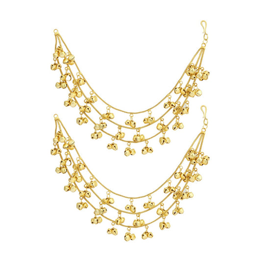 Opulent Multistrand ghungroo Earchains