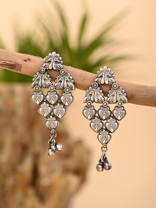 Vintage Floral Cascade Earrings