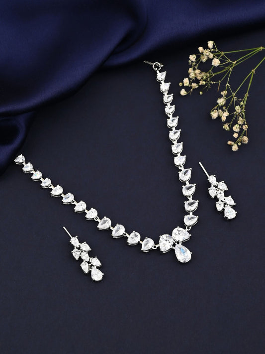 Celeste Crystal Necklace & Earring Set