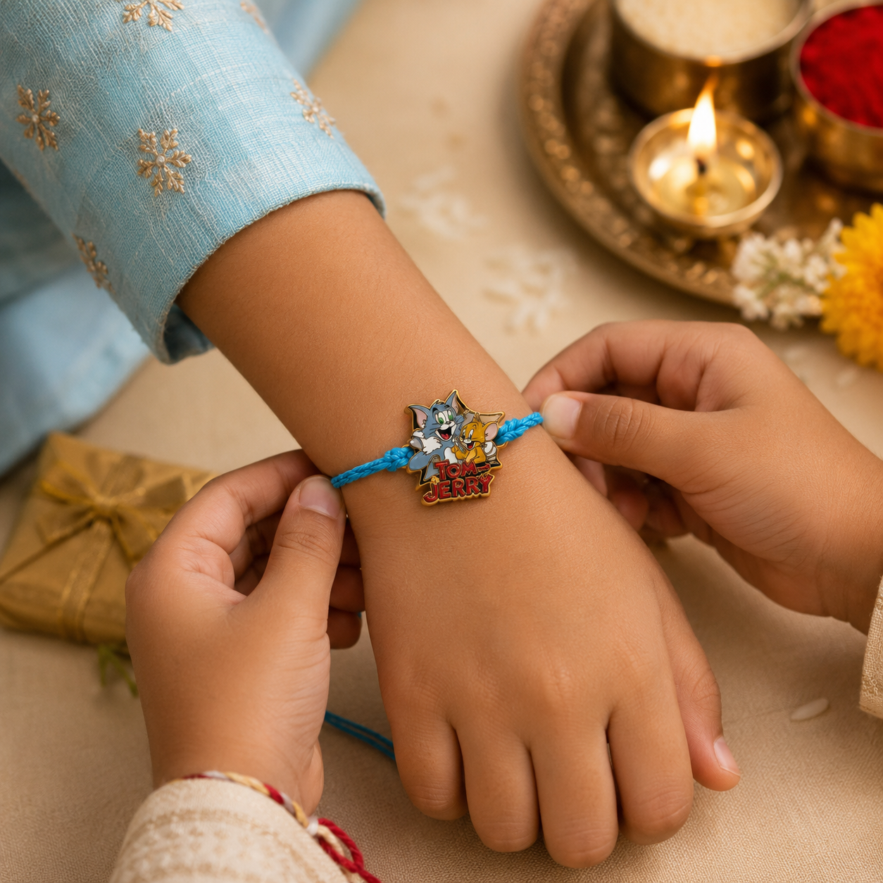Cartoon Character Rakhi Combo Set – 2