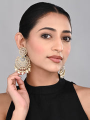 Circular Contemporary Chandbali - Gold