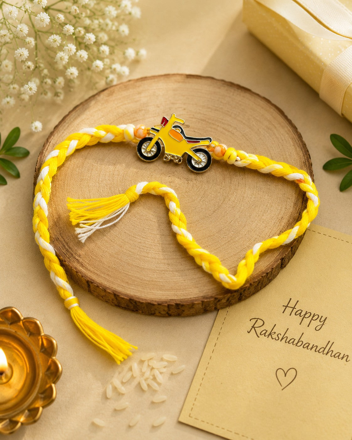 Colorful Train & Motorcycle Designer Rakhis