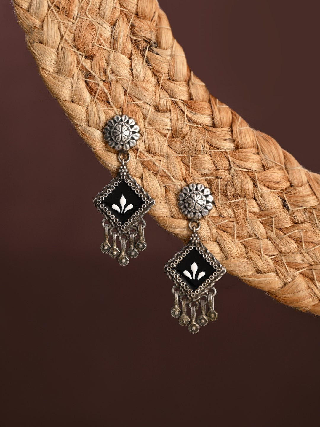 handpainted drop earring