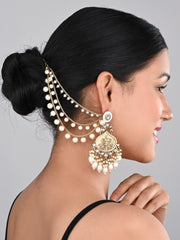 Gold Plated Ear chains -1