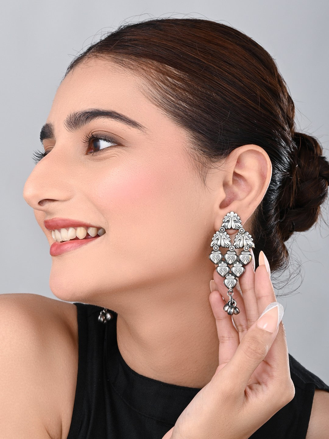 Vintage Floral Cascade Earrings