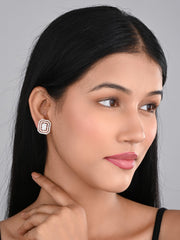 Rose Gold plated Square Studs