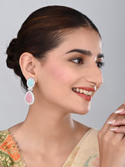 AD stone Tear drop earrings