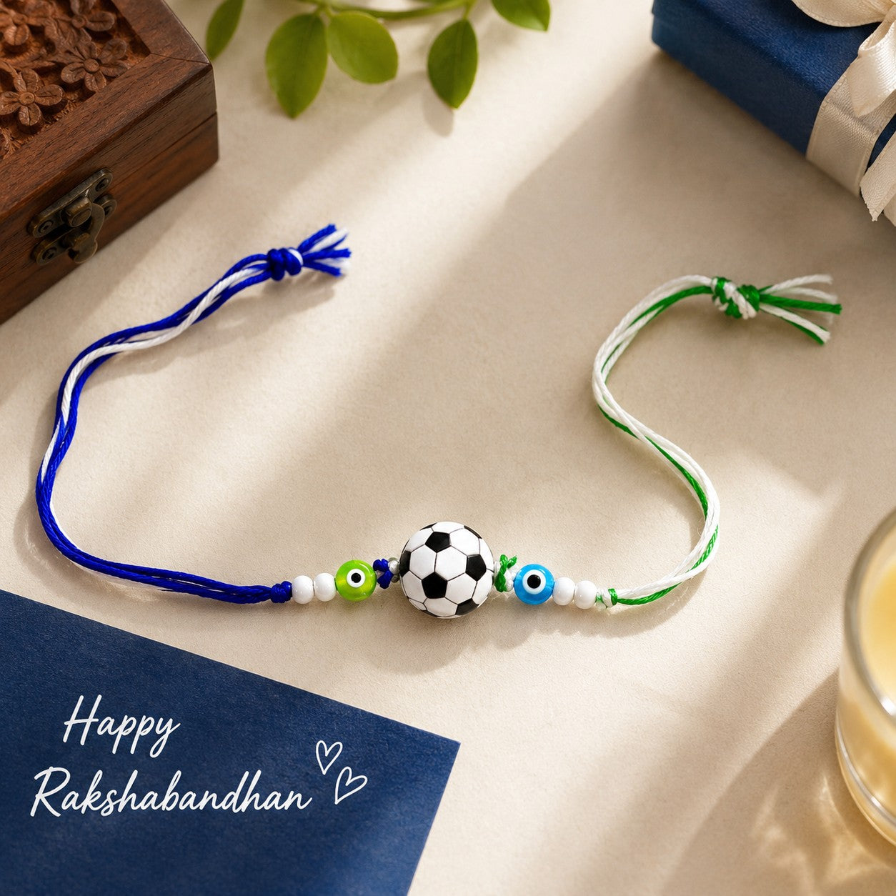 Superhero & Soccer Rakhi Set for Kids