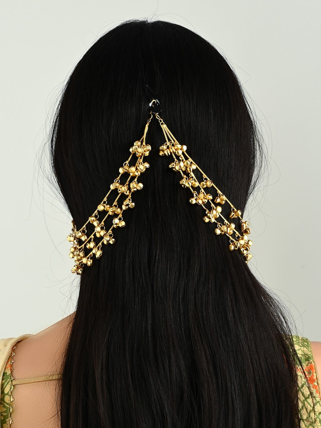 Opulent Multistrand ghungroo Earchains