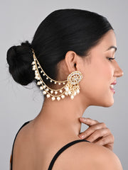 Gold Plated Ear chains -2