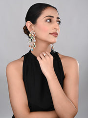 Chandelier Drop Earring Multi col