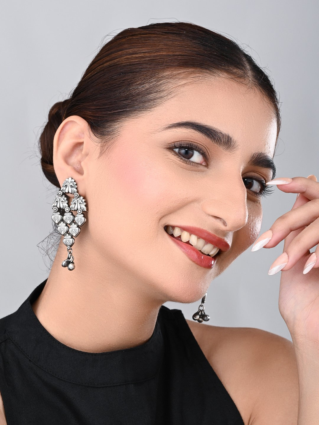 Vintage Floral Cascade Earrings