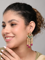 Temple chandbali Earring