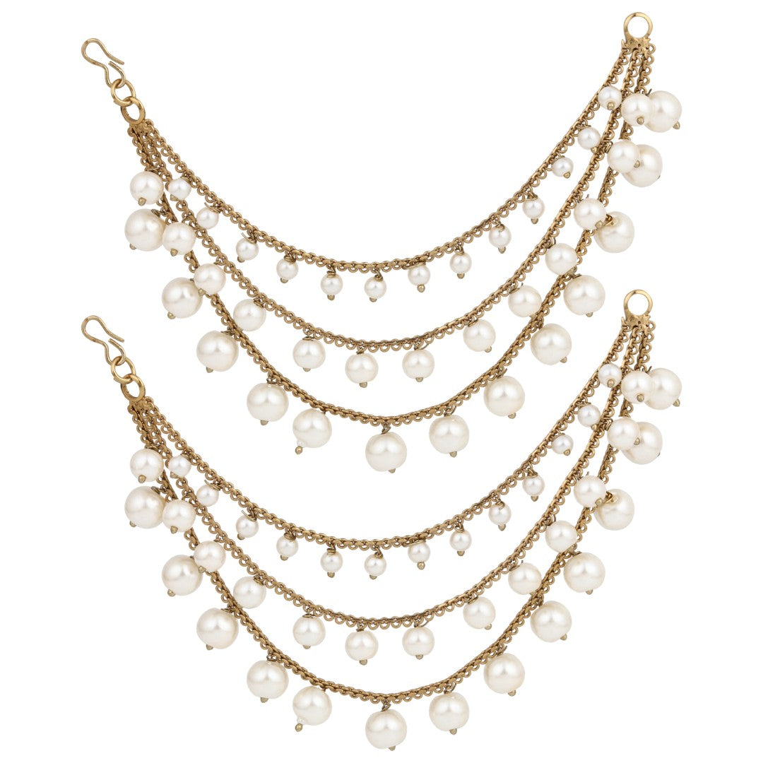 Gold Plated Ear chains -1