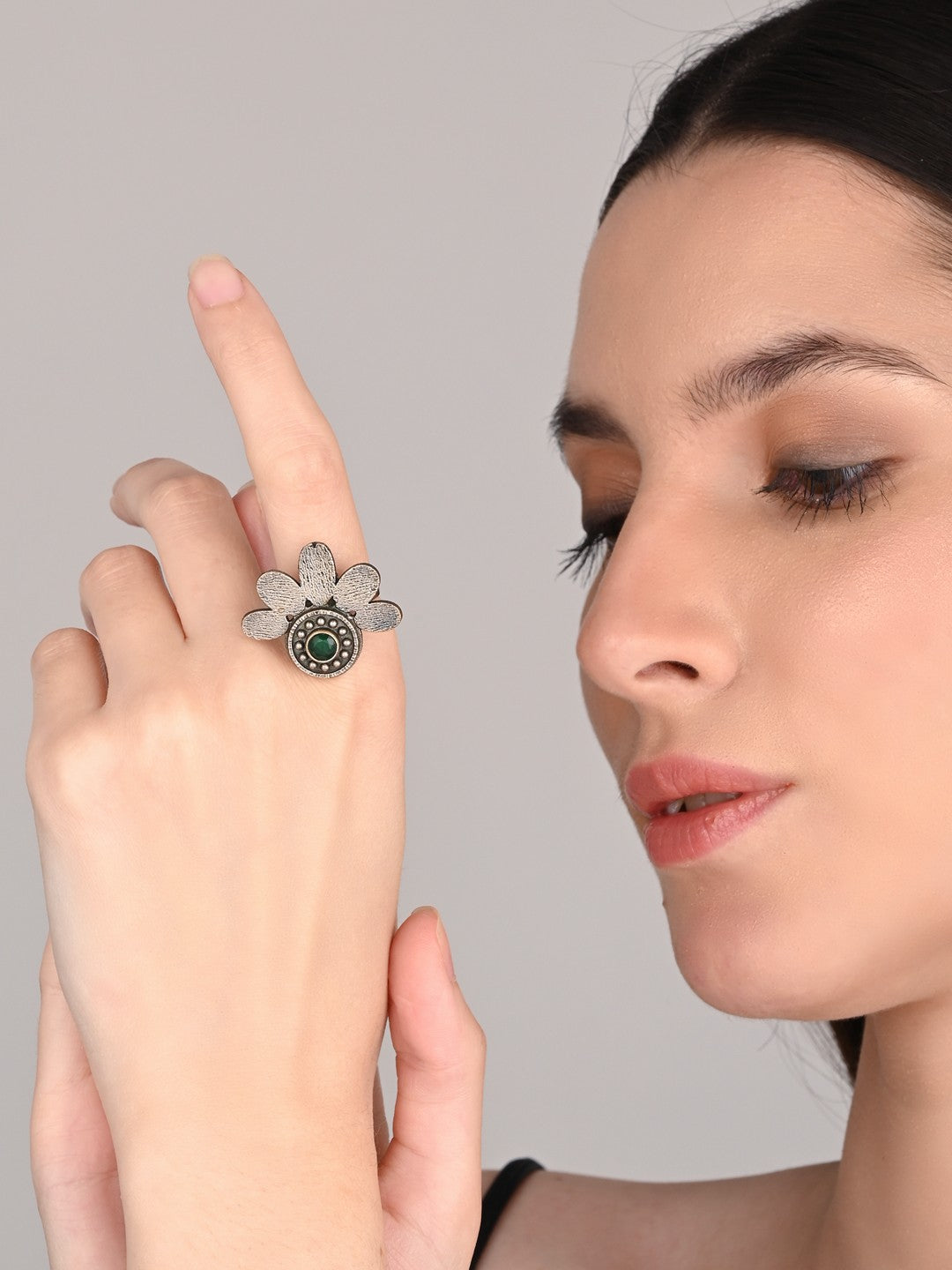 Flower Adjustable ring