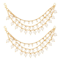 Gold Plated Ear chains -2