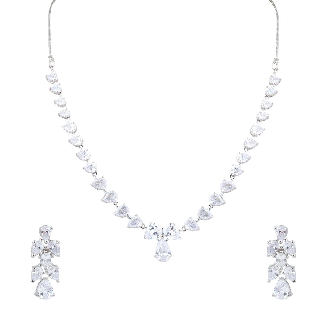 Celeste Crystal Necklace & Earring Set
