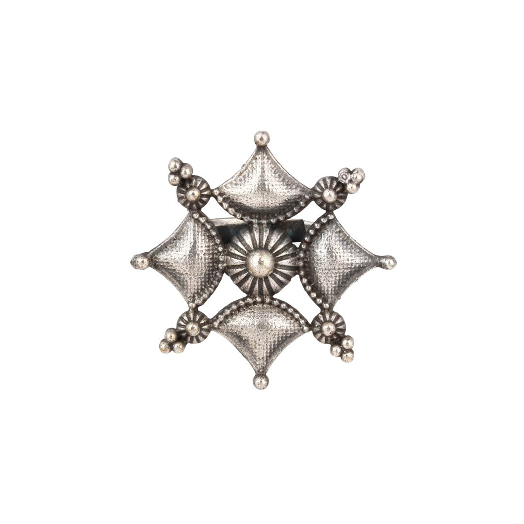 Geometric shaped Adjustable ring
