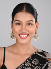 Contempoary MOP Chandbali - Gold