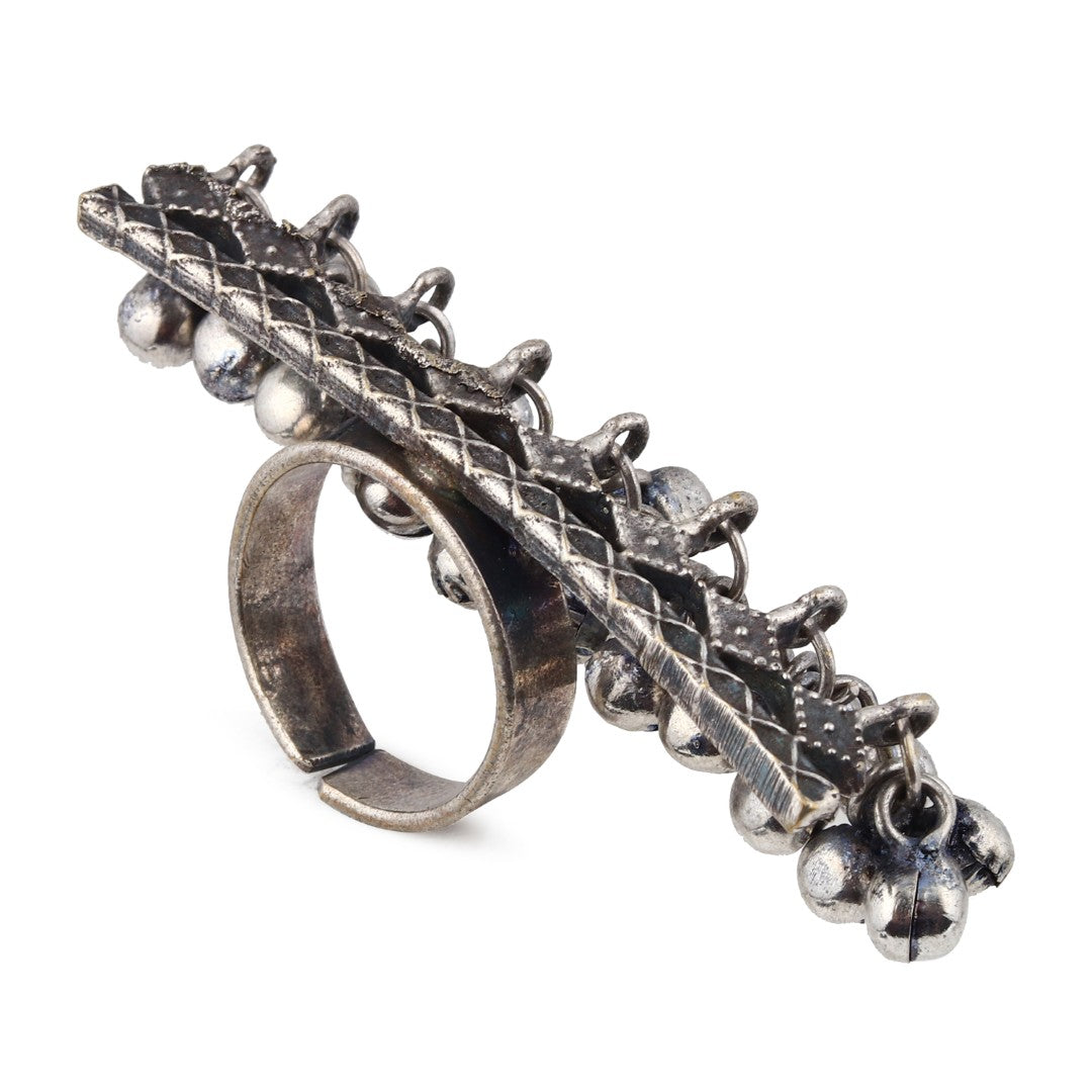Ghungroo Cascade Oxidized Ring