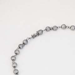 Silver Oxydised finish Pendant necklace set