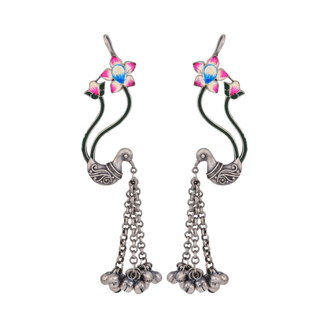 Bird Ear jacket Earring