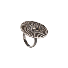 Durga embedded adjustable ring